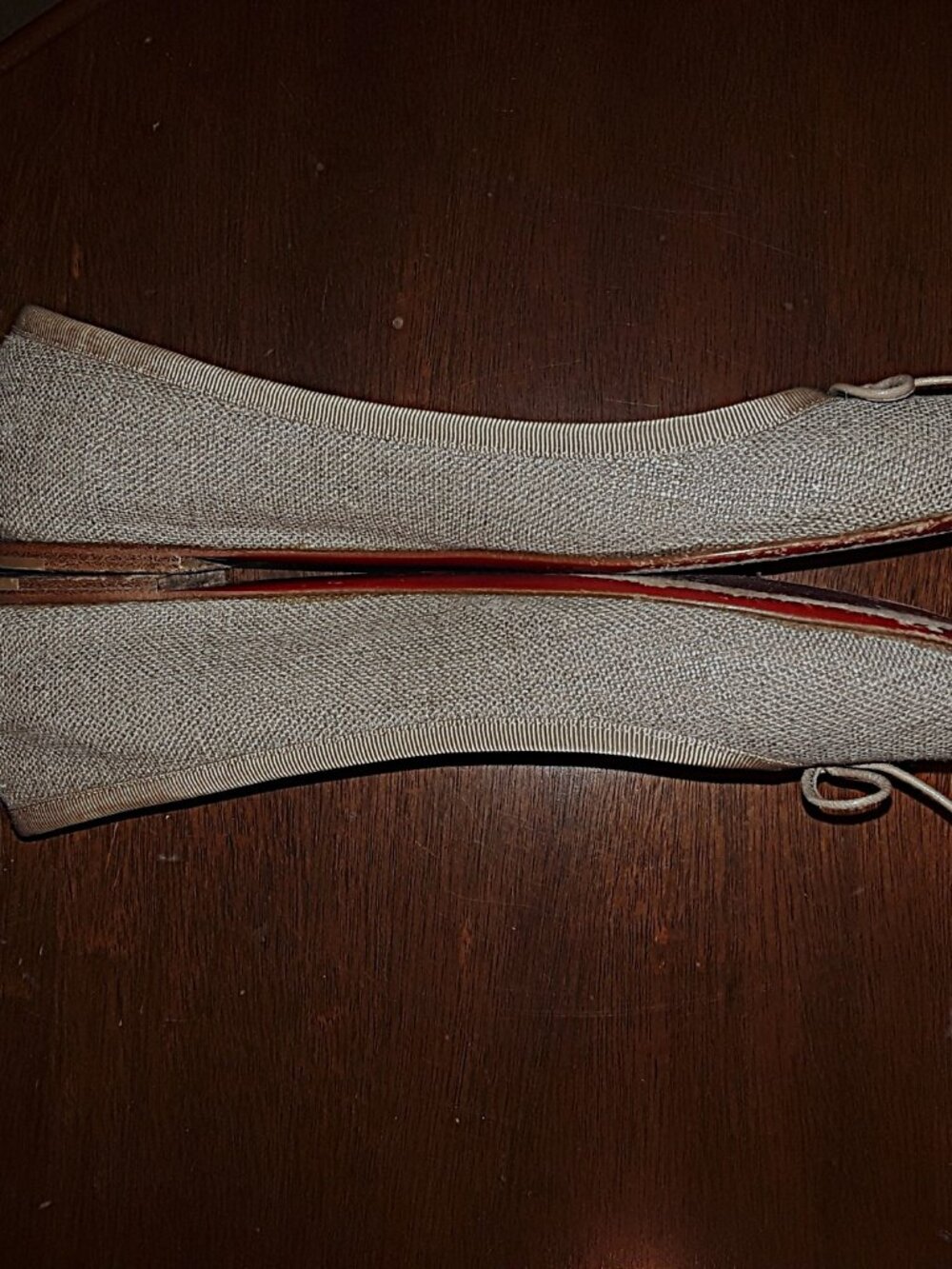 greatest Christian Louboutin beige glitter Rosella ballet flats 37.5 - Picture 4 of 7